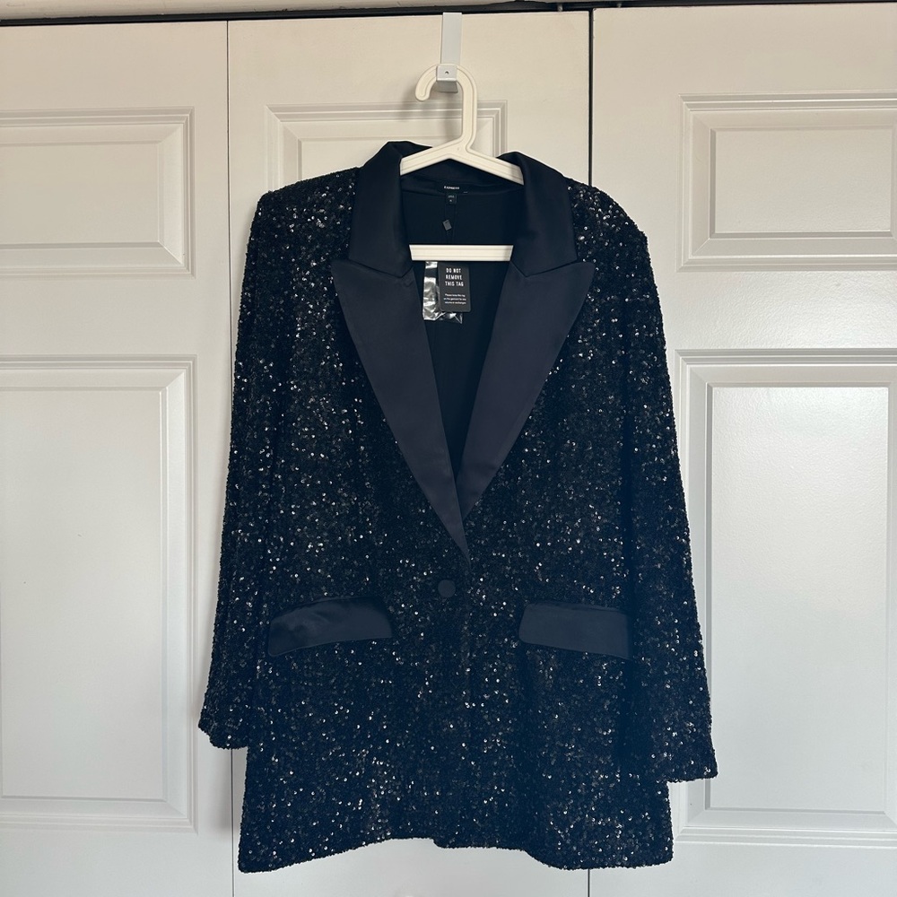 Sexy sequin blazer